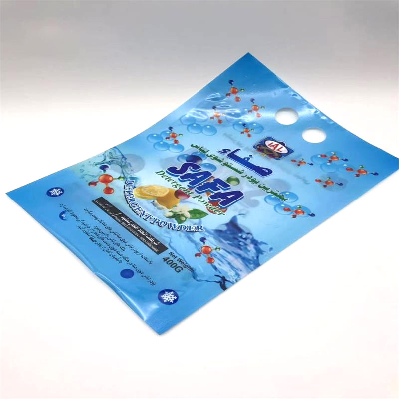 Three side seal daily chemical packaging bag